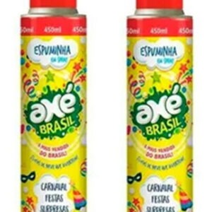2 Espuma Carnaval Spray Espuminha Festa 400ml