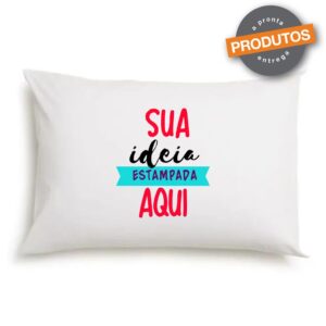 Fronha De Travesseiro Estampada Personalizada - Fronha Avulsa Infantil E Adulto - Capa Para Travesseiro